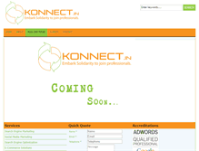 Tablet Screenshot of konnect.in